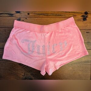 💎 Juicy Couture Velour Coral Shorts